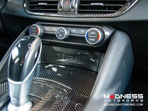 Alfa Romeo Giulia USB Trim Frame Cover - Carbon Fiber - RHD